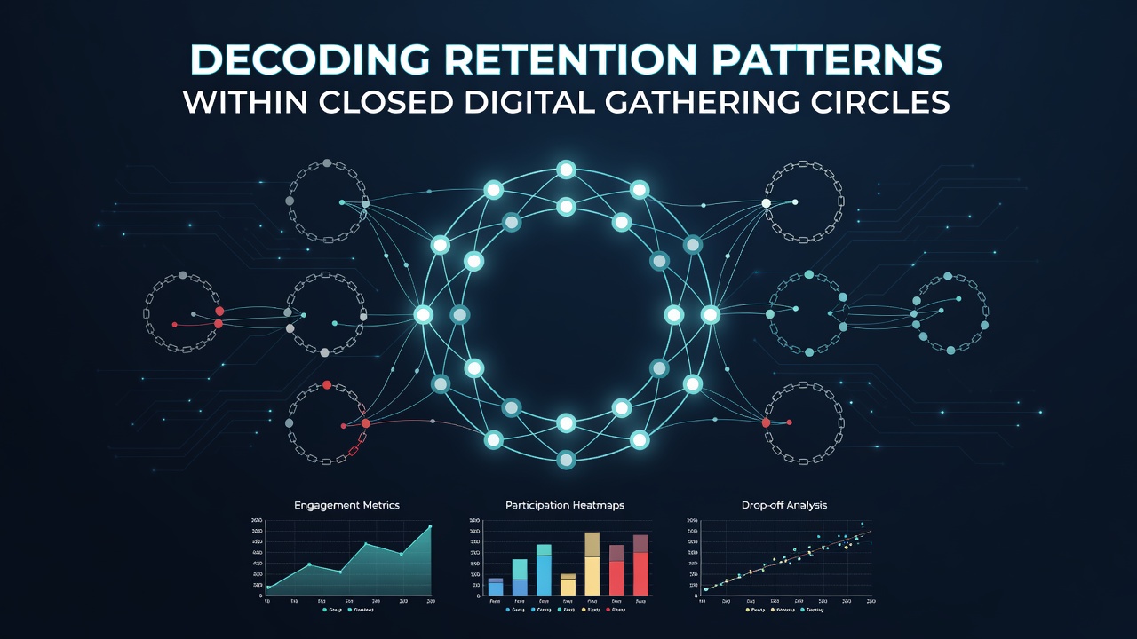 Decoding Retention Patterns Within Closed Digital Gathering Circles