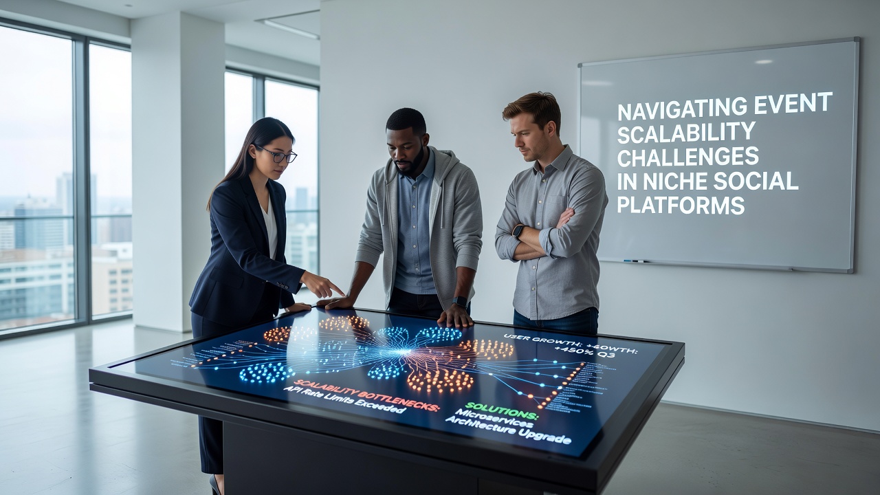 Navigating Event Scalability Challenges in Niche Social Platforms
